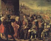 PEREDA, Antonio de The Relief of Genoa Spain oil painting reproduction